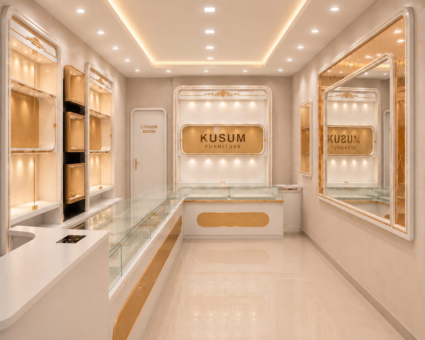 Kusum Furniture jewellery shop interior gallery photo 10