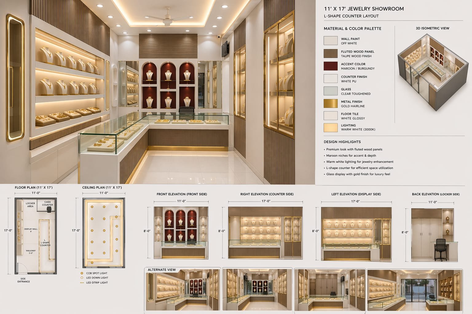 Kusum Furniture jewellery shop interior gallery photo 14