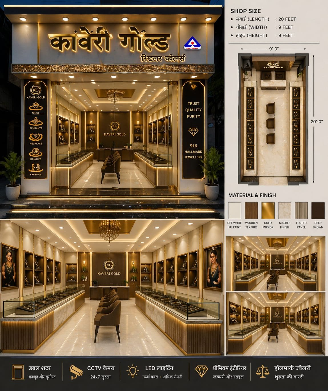 Kusum Furniture jewellery shop interior gallery photo 21