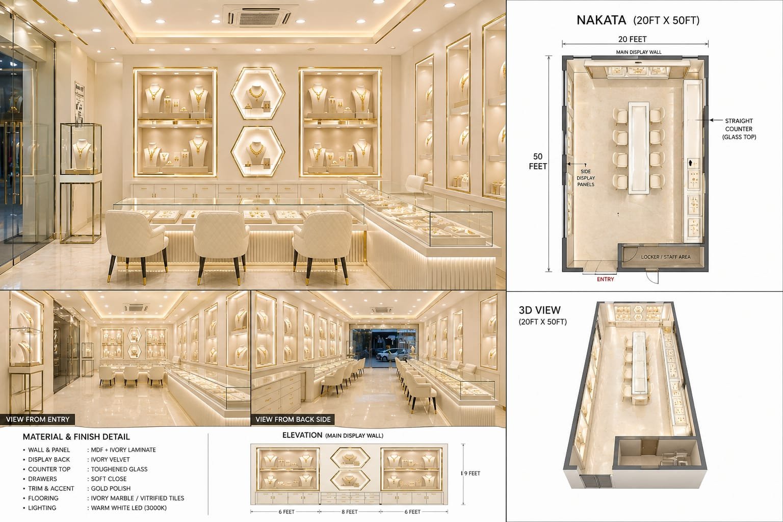 Kusum Furniture jewellery shop interior gallery photo 48