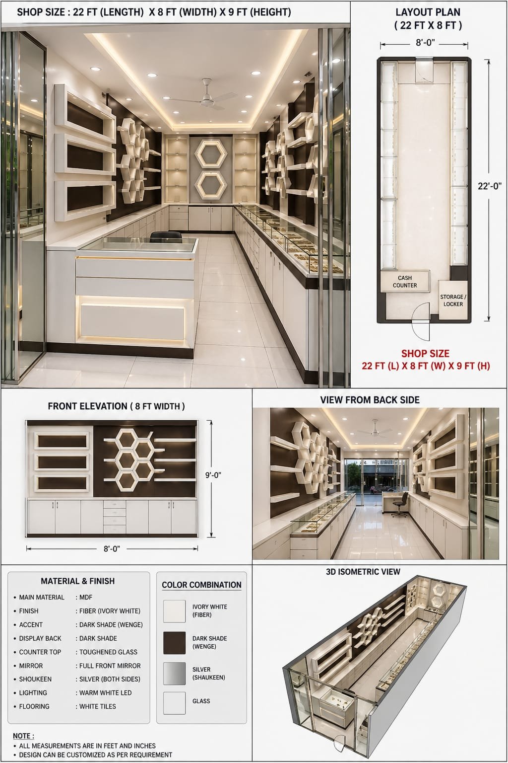 Kusum Furniture jewellery shop interior gallery photo 52